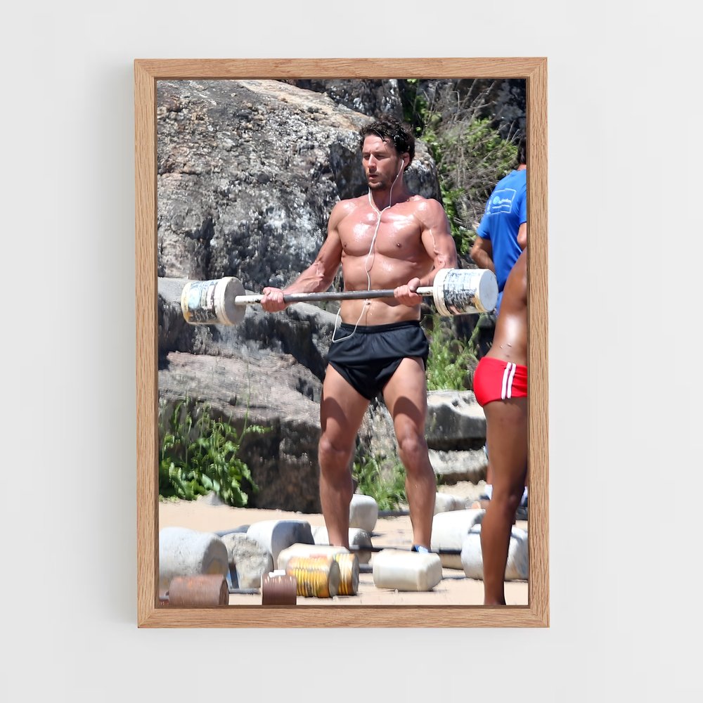 Poster Hugh à la Plage – affiche Judo (vue 4)